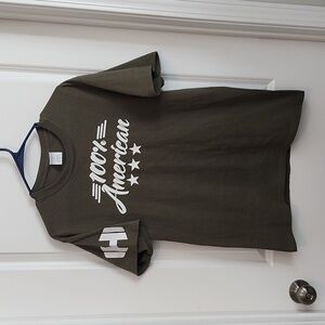 100% American American Patriot T-shirt size medium